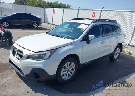 2019 Subaru Outback 2.5I Premium из США, поврежденный, VIN 4S4BSAFCXK3335712